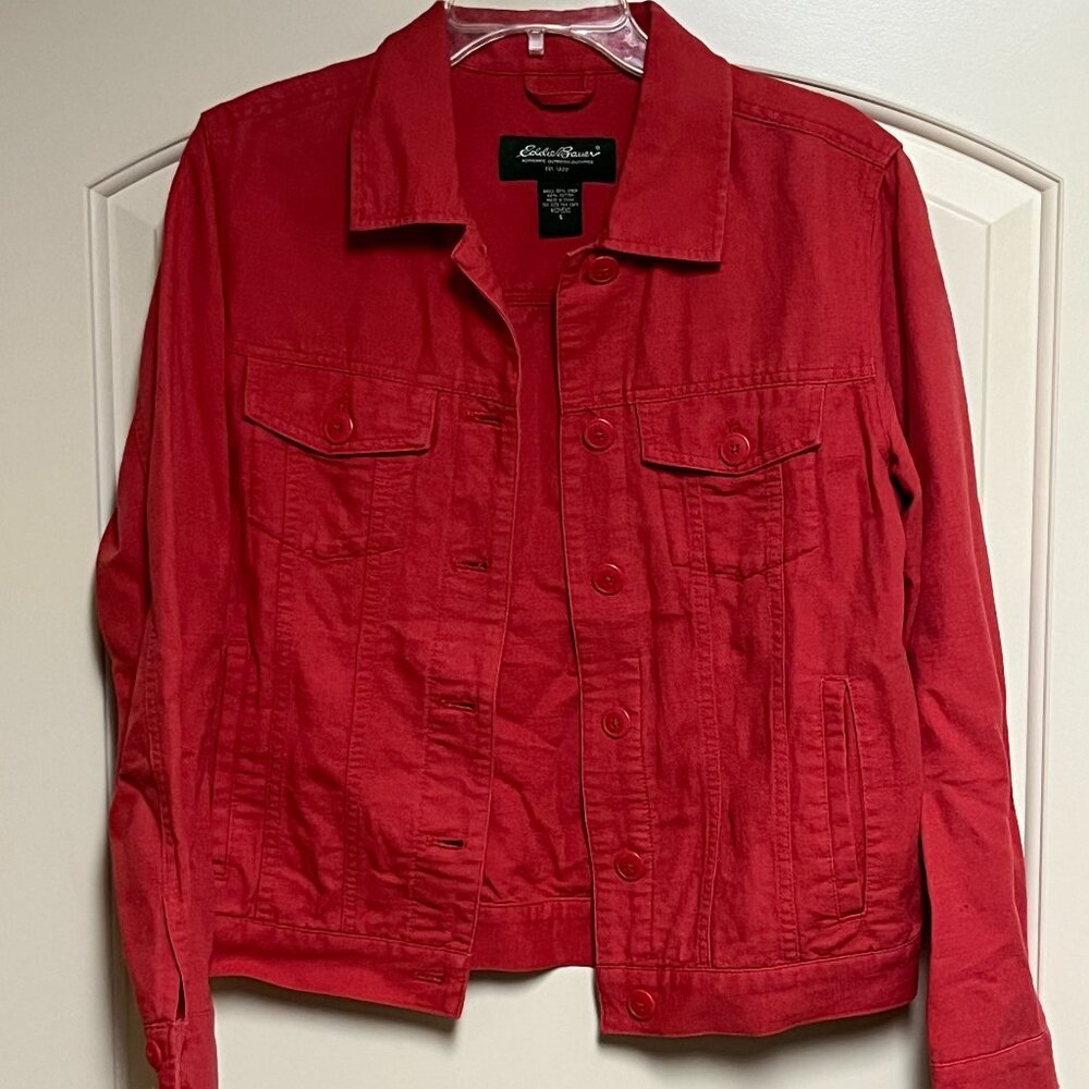 Eddie Bauer Women's Red Jacket Size S